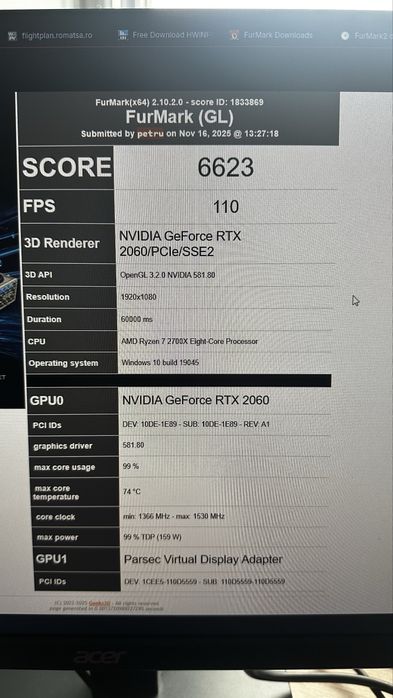 Calculator (AMD Ryzen 7 2700X + RTX 2060 )