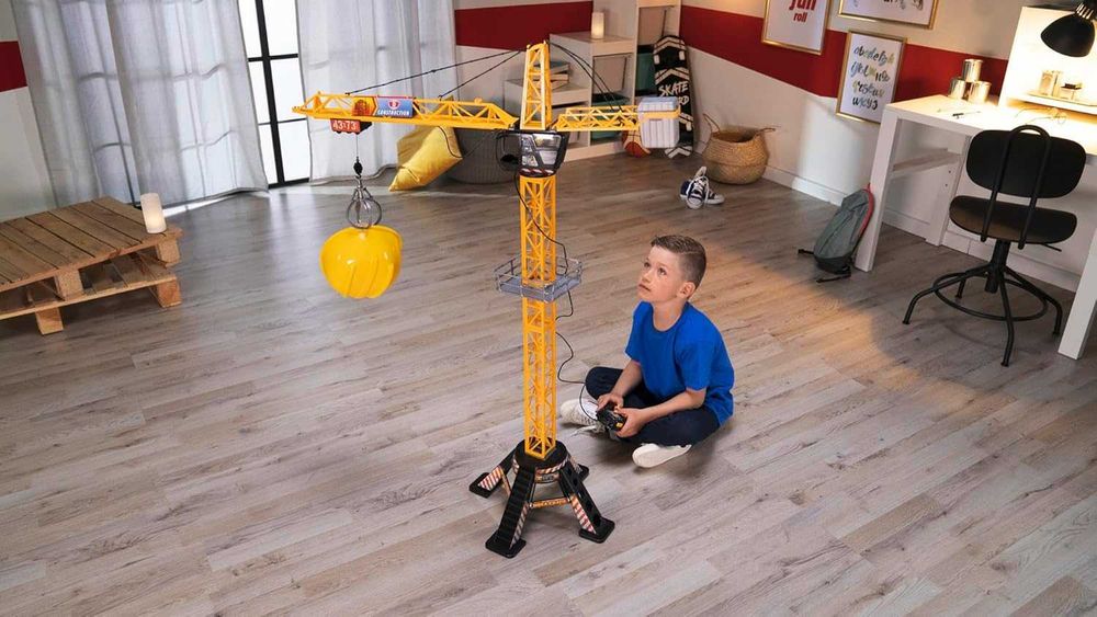 Мега строителен кран Гигантски радиоуправляем кран Dickie Toys 120см
