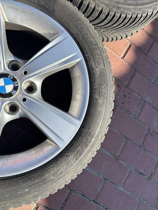 Jante bmw originela R 16 cu caucicuri de iarna