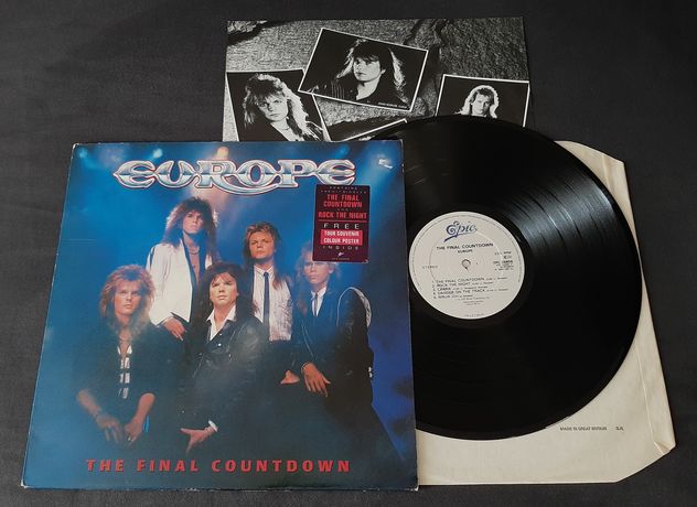 Vinil vinyl EUROPE ‎– The Final Countdown - Ex LP