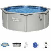 Piscina Bestway Hydrium Pool Set, sistem de filtrare cu nisip, scara d