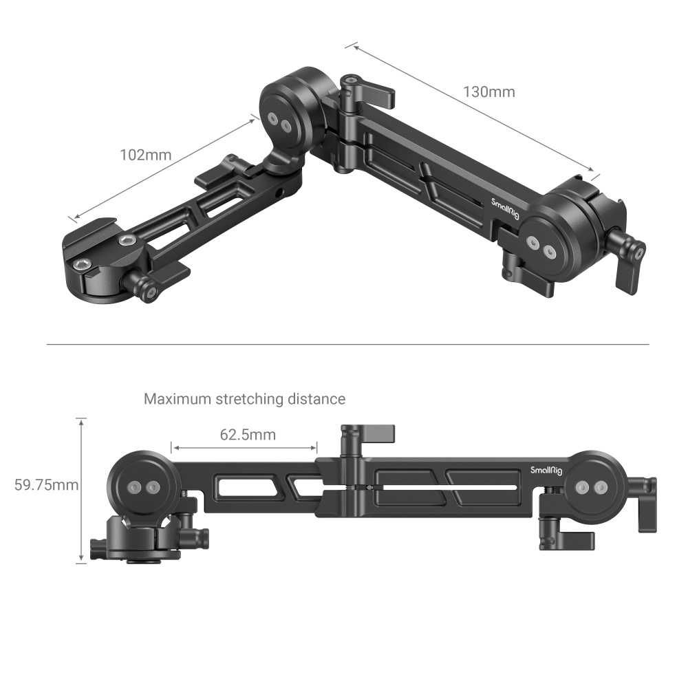 Регулируемо рамо за монитори SmallRig с NATO Clamp MD3507