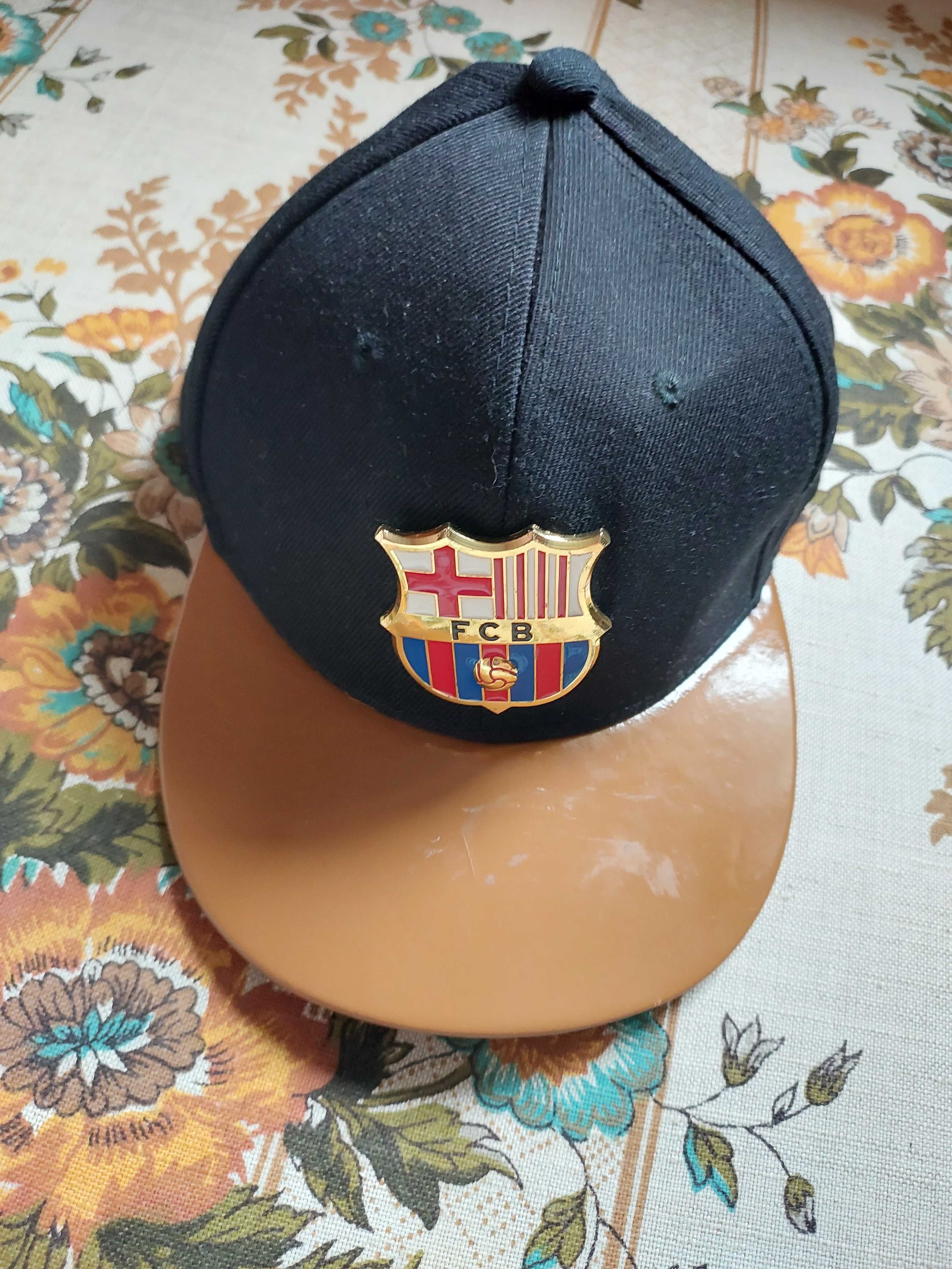 Sapca FCB-Fotbal      Barcelona,insigna de metal 3D,Originala,nouă