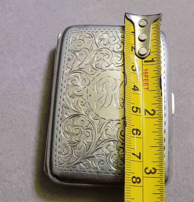 Tabachera antică din argint Henry Williamson