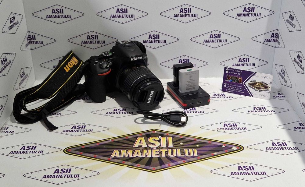 Aparat foto Nikon D5600 + obiectiv 18-55mm