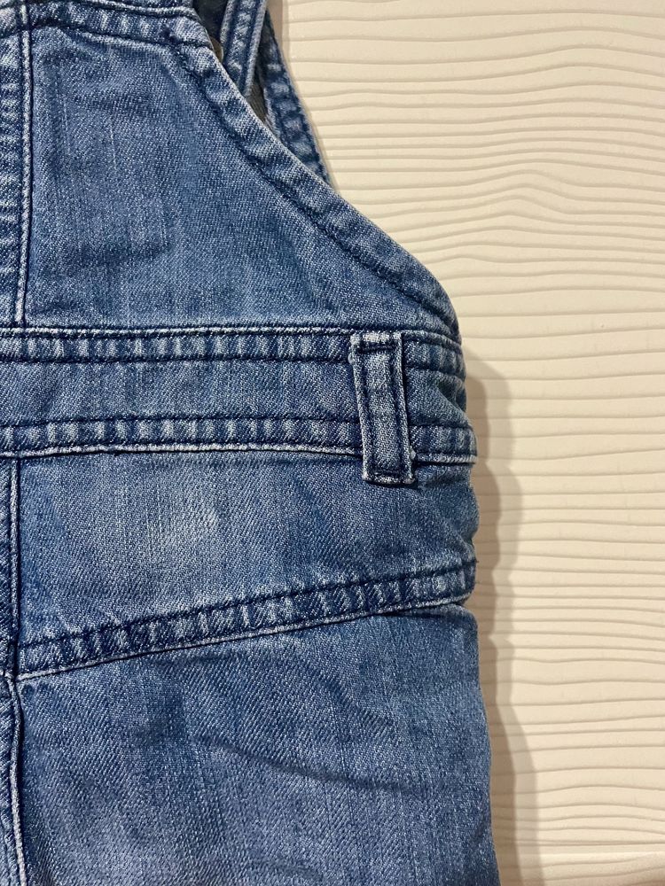 Salopeta denim bebe 74