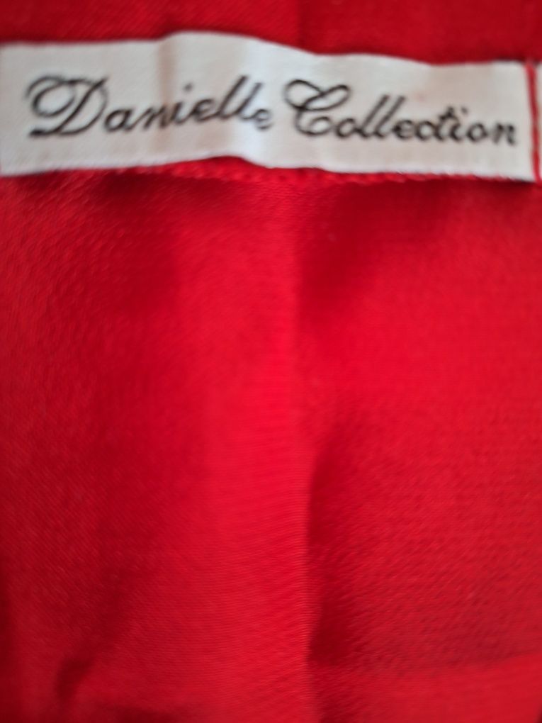 DANIELLE COLLECTION-Halat dama-din SATEN-rosu-mărimea S