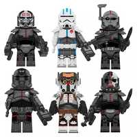 Set 6 Minifigurine tip Lego Star Wars Bad Batch Hunter Clone Force 99