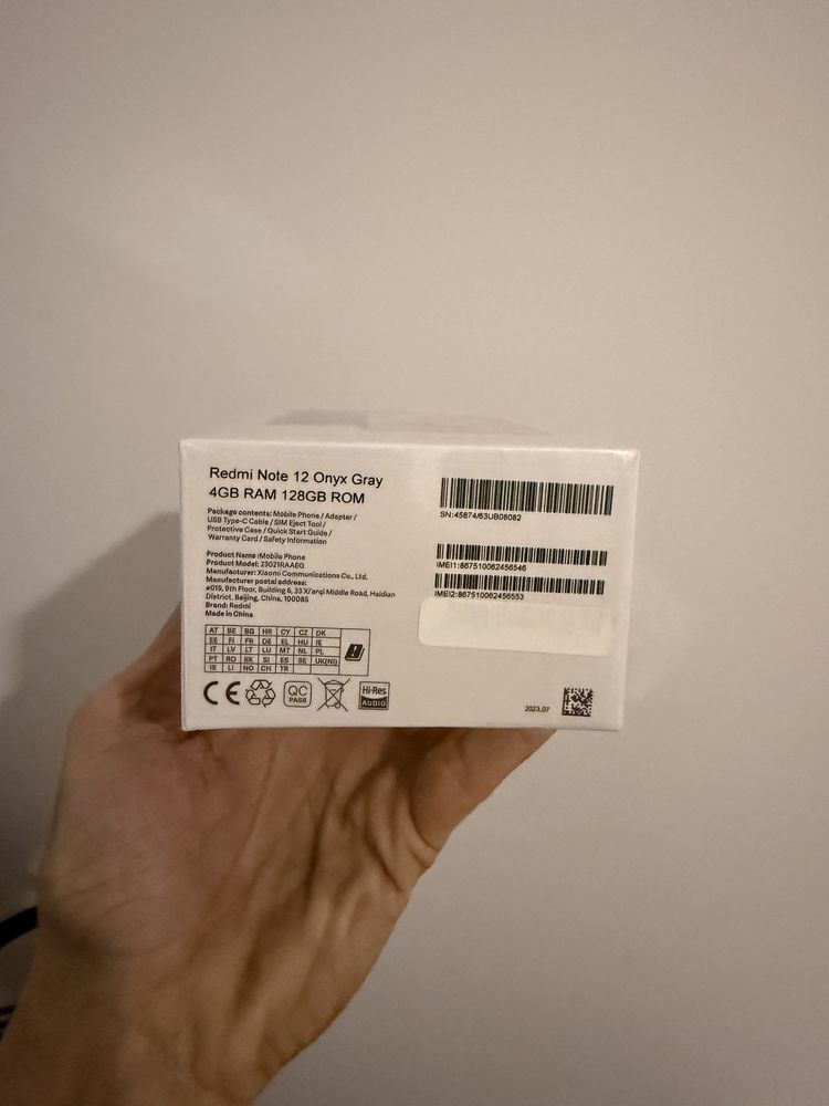 Vand Redmi Note 12