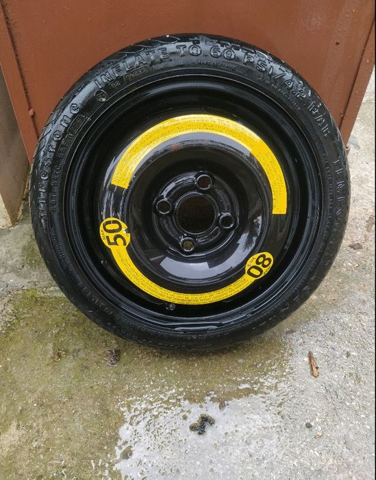 Гуми с джанти,патерица за 1 бр