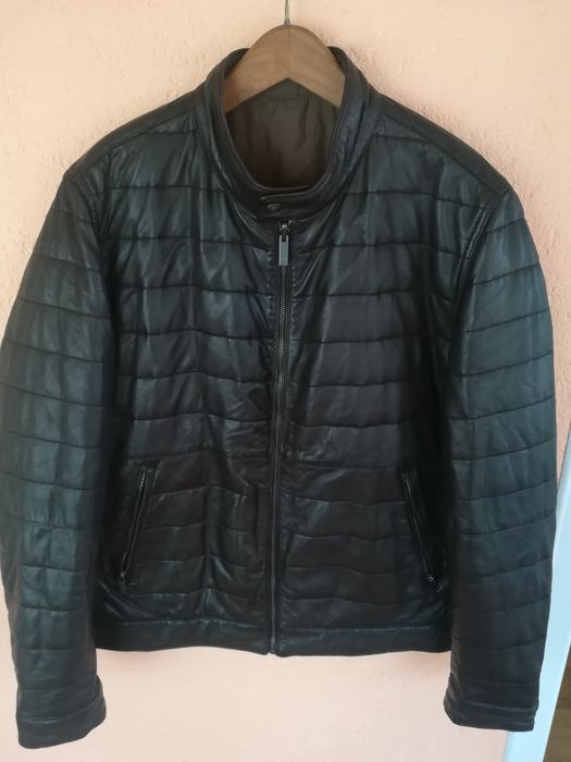 Geaca piele bărbați Massimo Dutti L