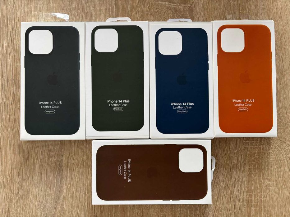 Husa de Piele cu MagSafe pentru iPhone 14 Plus