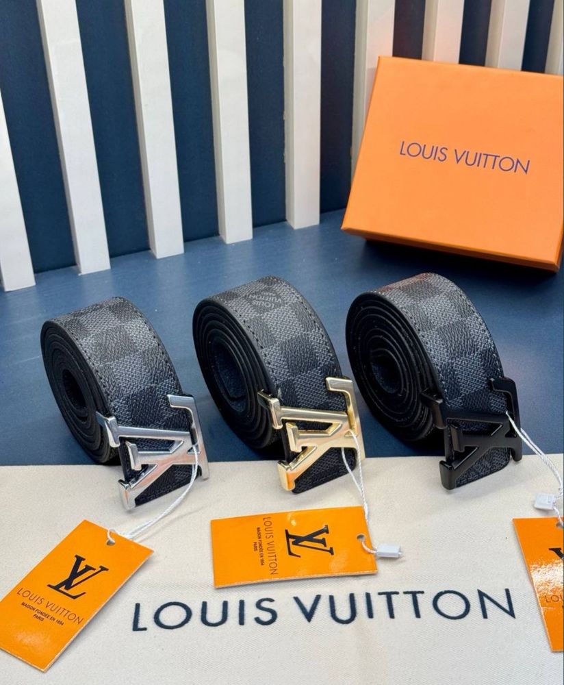 Curea Louis Vuitton LV piele naturala - premium