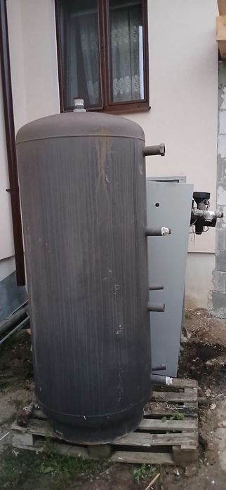 Centrală viessmann pe lemne cu gazificare și pufăr de 1000 litri