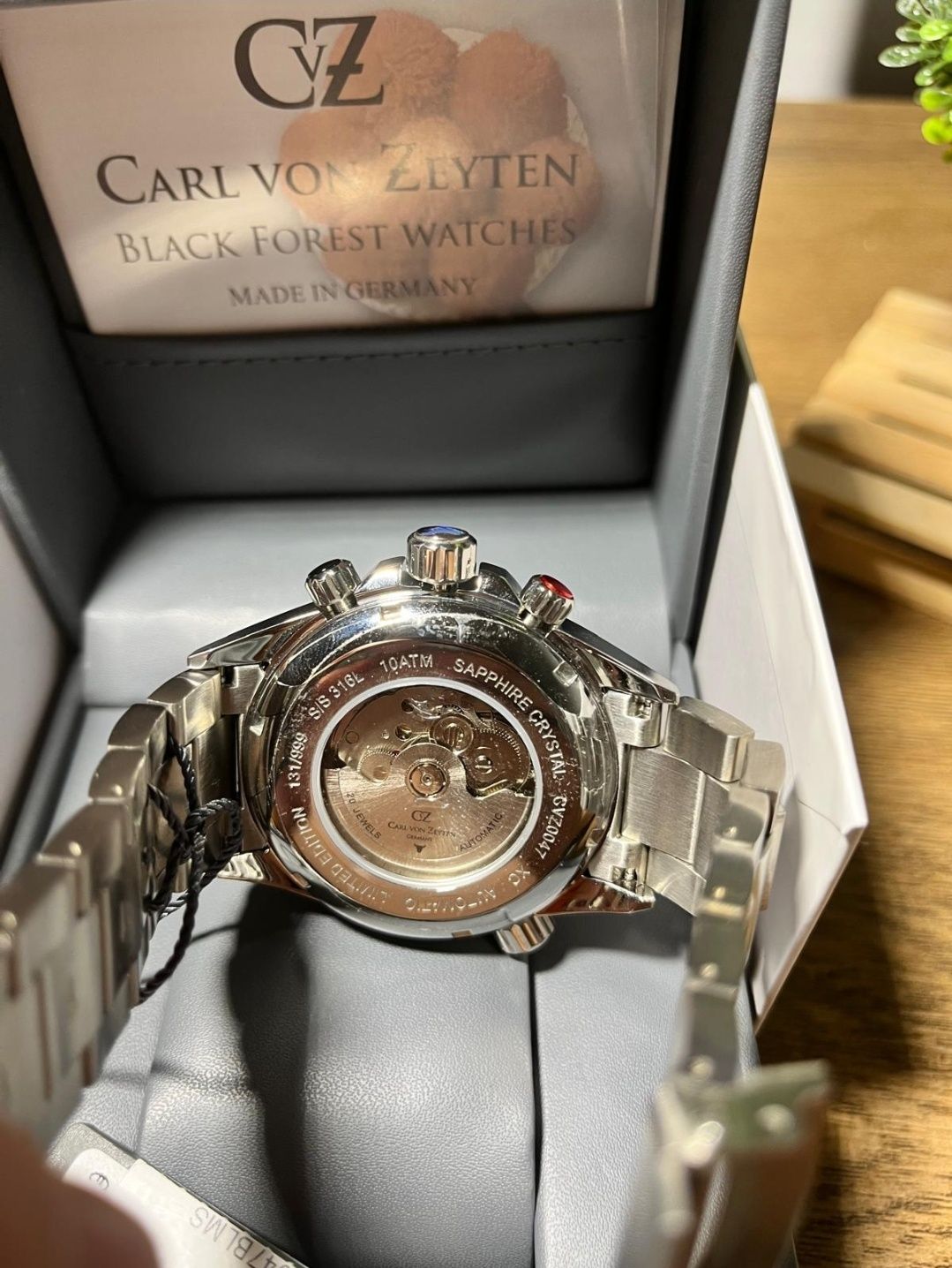 Ceas Automatic Carl von Zeyten N47 Nou niciodată purtat