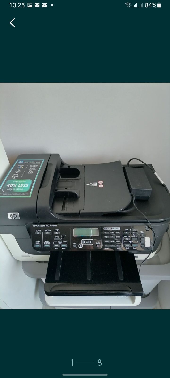 Vând multifuncțional HP officejet 6500 Wireless,,necesita cd și toner.