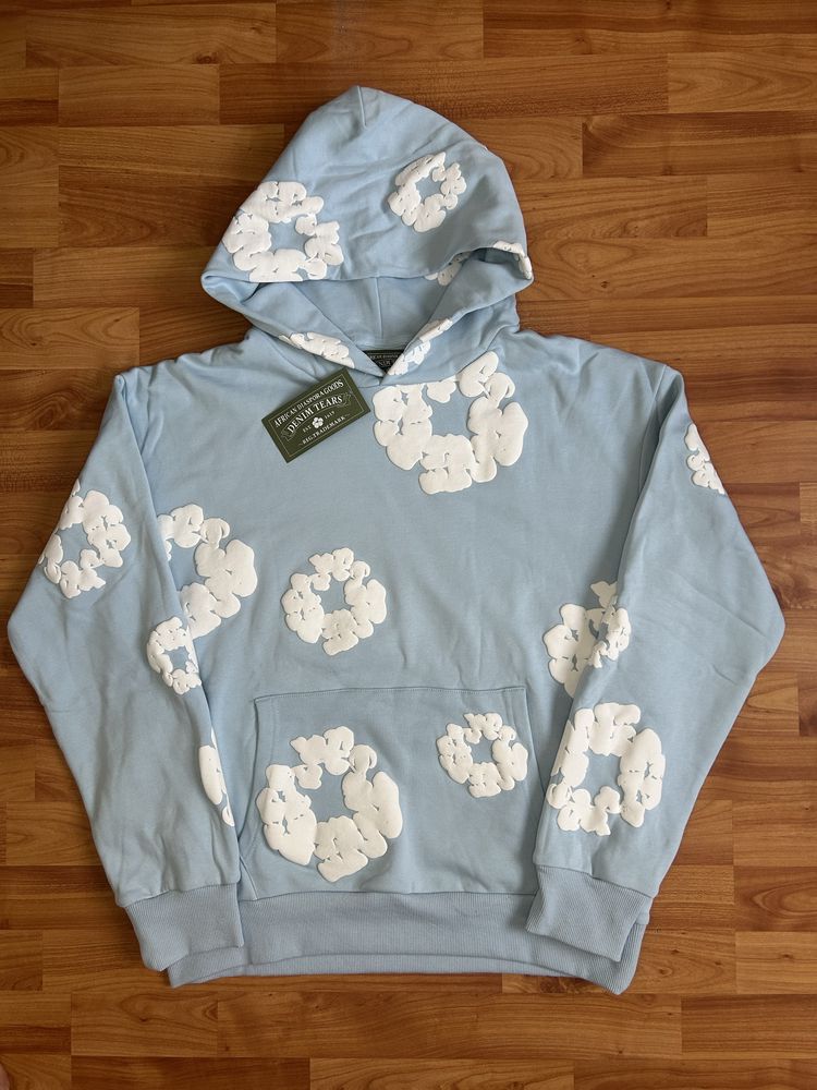 Hanorac Denim Tears Albastru Deschis