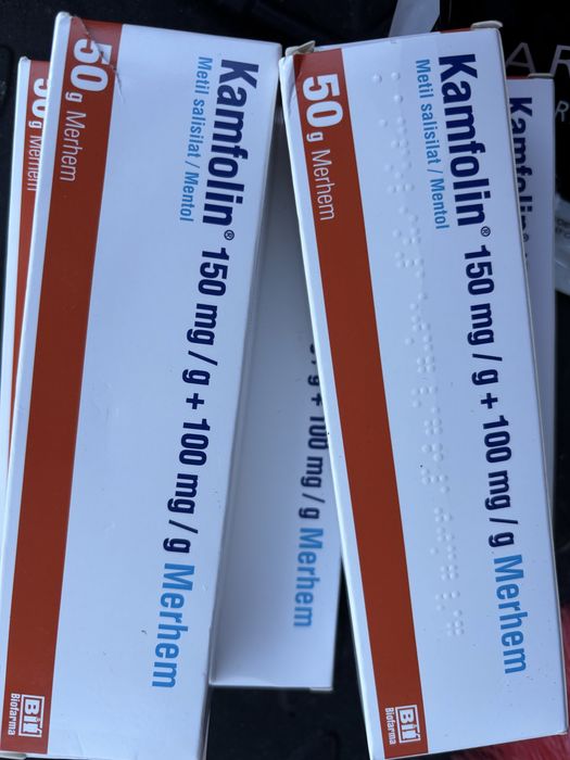 Vand crema kamfolin pt dureri reumatice.