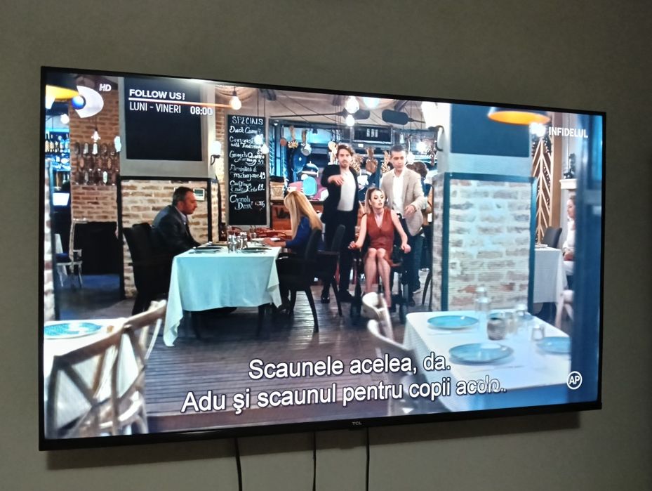 TV Led smart 4K UHD 108 cm nou garanție