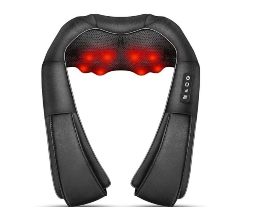 Aparat masaj Shiatsu nou gat si umeri caldura si infraroșu