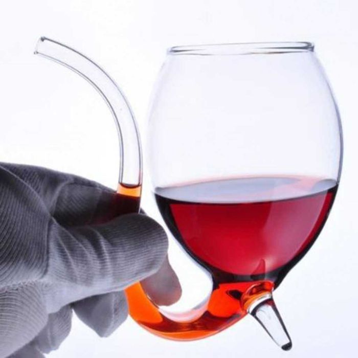 Чаша за Вино - Вампир 300ml боросиликатно стъкло Уникален подарък