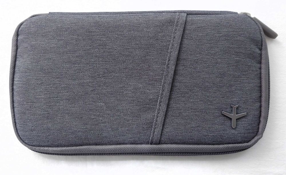 Portofel calatorie TROIKA Safe Flight RFID, gri