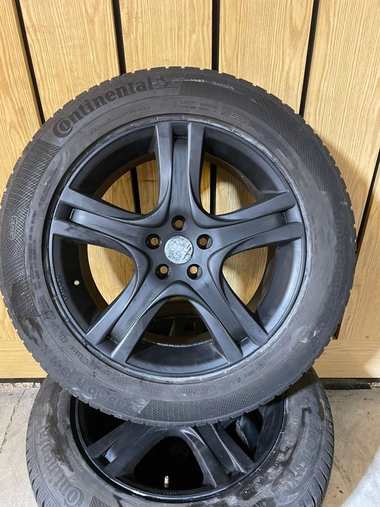 Jante SUV aliaj Negru originale r18 cu cauciucuri de iarna 235 60 18