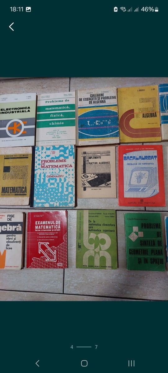 Culegeri matematică, fizică și chimie