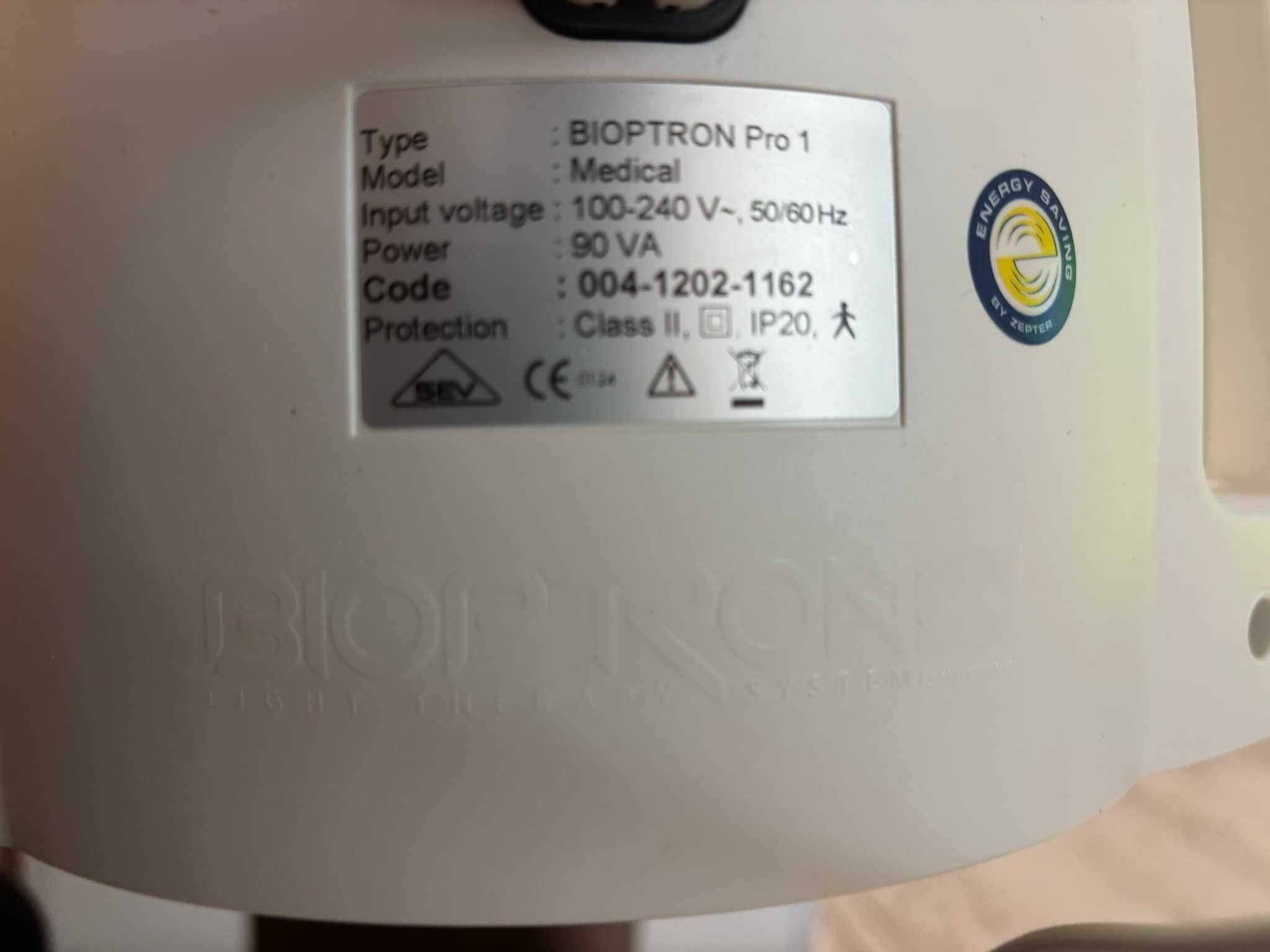 Лампа Bioptron + light therapy system