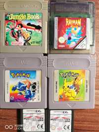 Nintendo Game Boy   Mario Karts Pokemon, Rayman