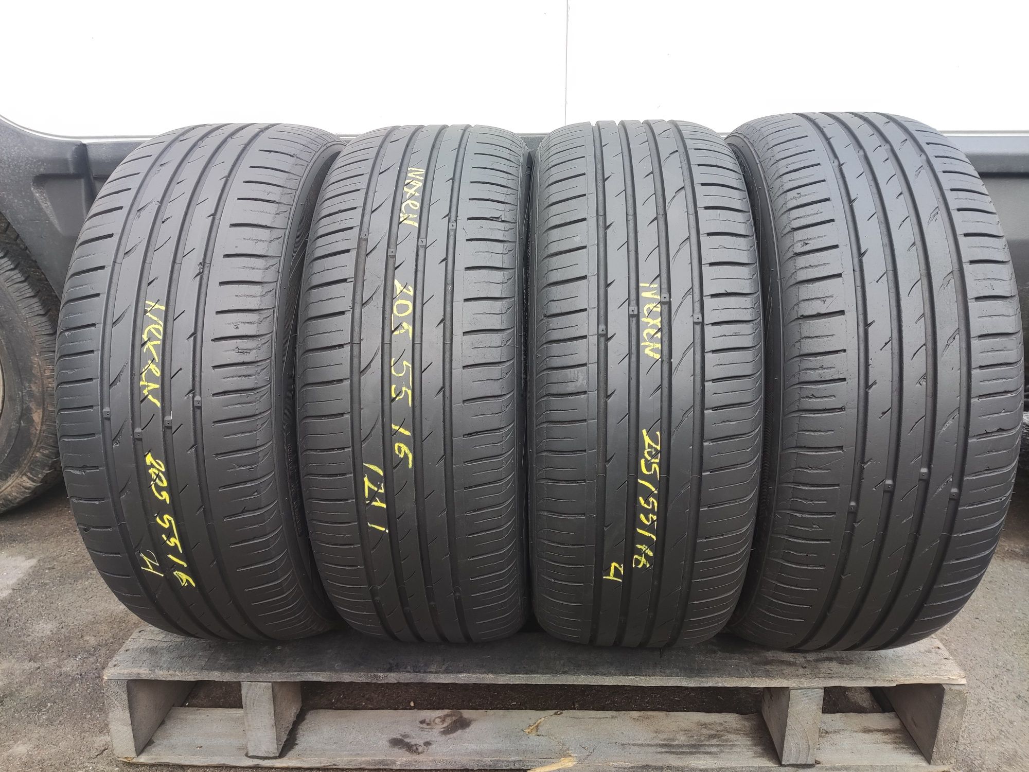4бр. летни гуми 205/55/16 Nexen N'Blue HD 
dot21
6.7-6.9mm
Добро състо