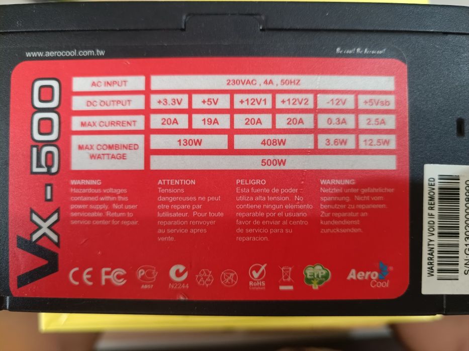Блок питания 500w