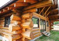 Деревянный сруб по канадской технологии для строительства дома