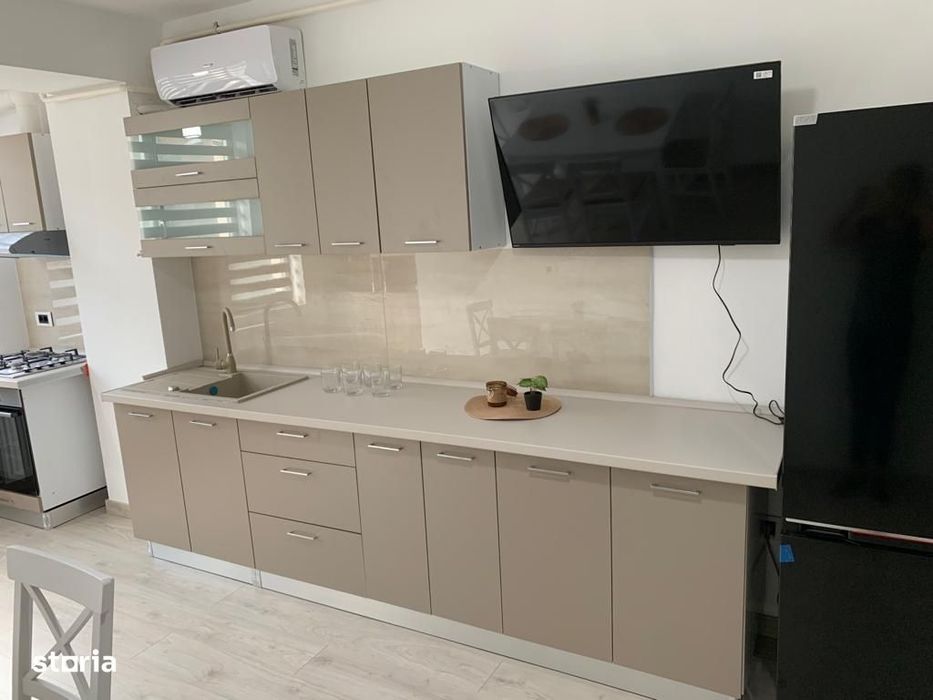 Apartament bloc nou,1/7,52mp,zona Billa