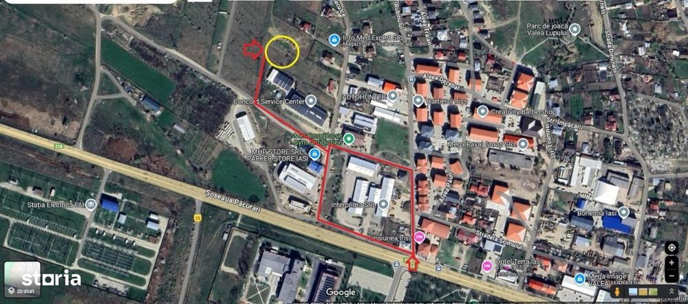 Teren de vanzare – Valea Lupului, vis-à-vis de ANTIBIOTICE