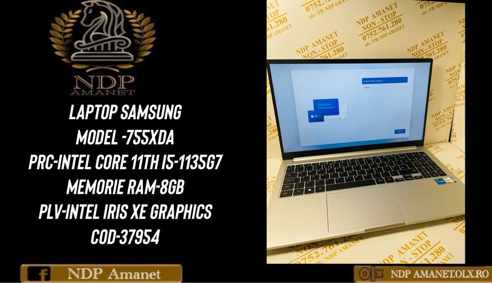 NDP Amanet Braila Laptop Samsung 755XDA (37954)