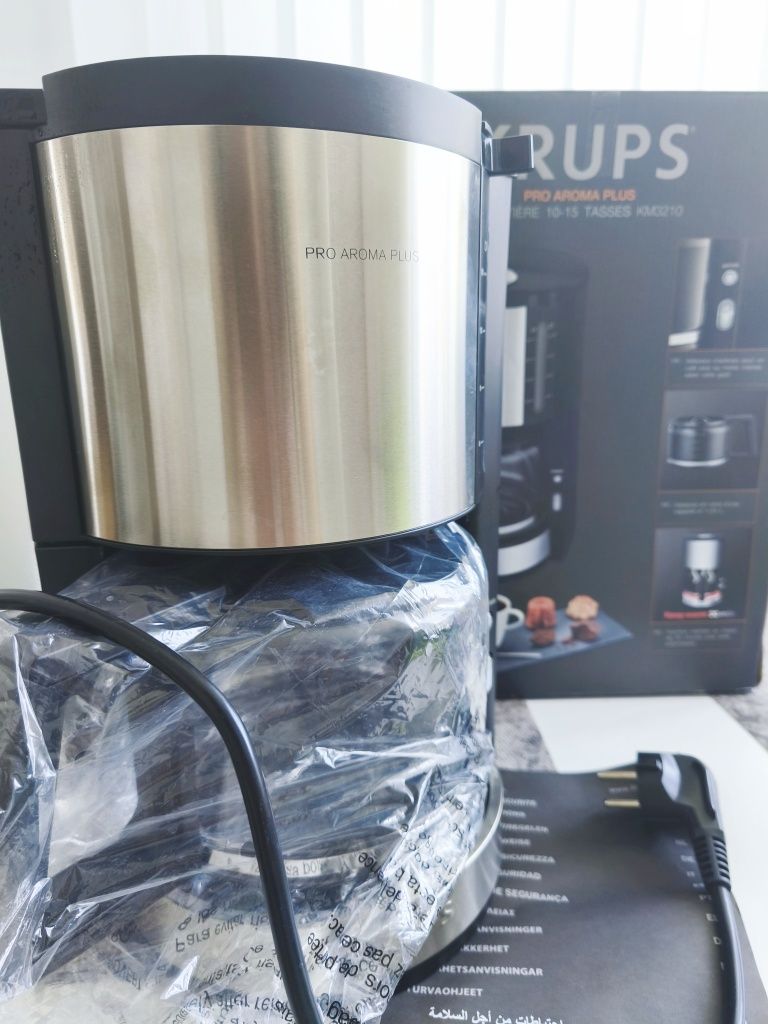 Кафемашина KRUPS Pro Aroma Plus – чисто нова, с касова бележка