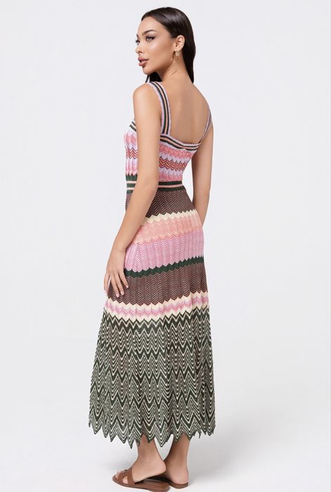 Рокли плетиво бяла къса и дълга многоцветна