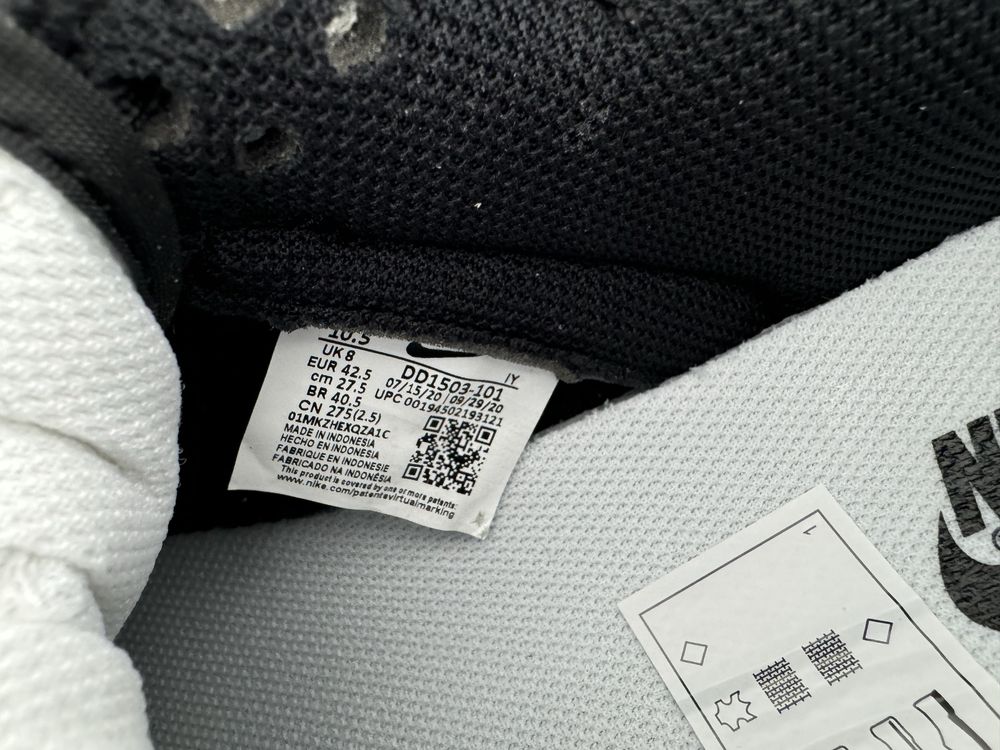 Nike Dunk Low Jordan 42 и 42,5 номер