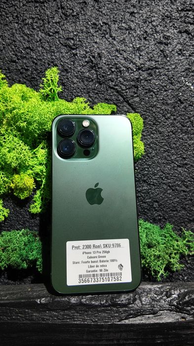 iPhone 13 Pro 256gb Green Neverlocked Bat 100%/Fact+Garantie