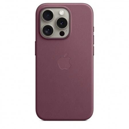 Husa iPhone 15 Pro Leather Apple Mulberry