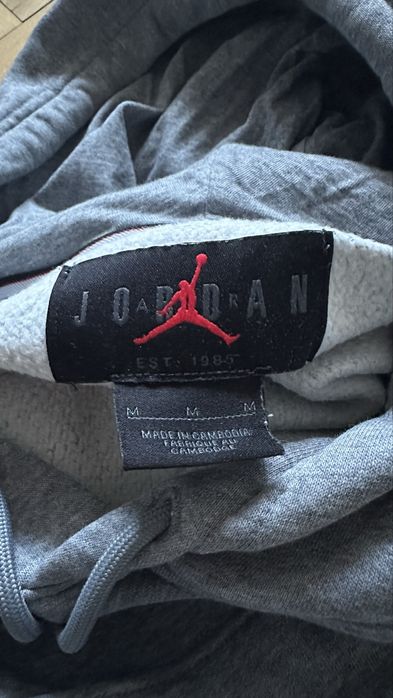 !ОРИГИНАЛНО! Jordan сив суитшърт/худи Flight