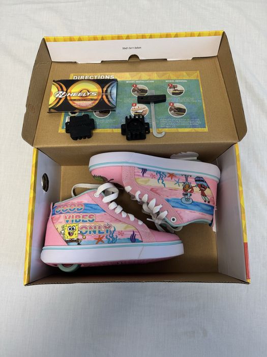Pantofi sport cu roti Heelys - SpongeBob marimea 34