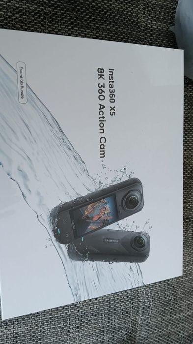 Camera video sport INSTA360 X5 Essentials Bundle, 8K, Wi-Fi, Bluetooth