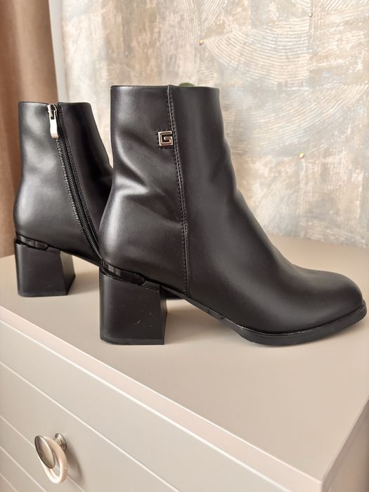 Ghete/Botine din piele naturala Luca di Gioia