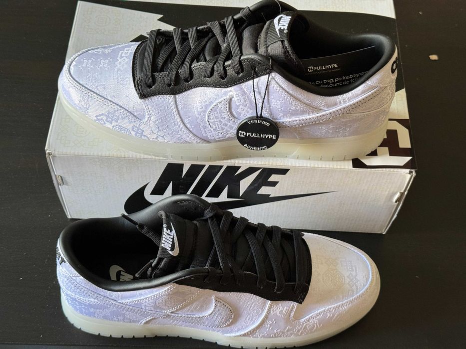 Nike Dunk Low CLOT Fragment White