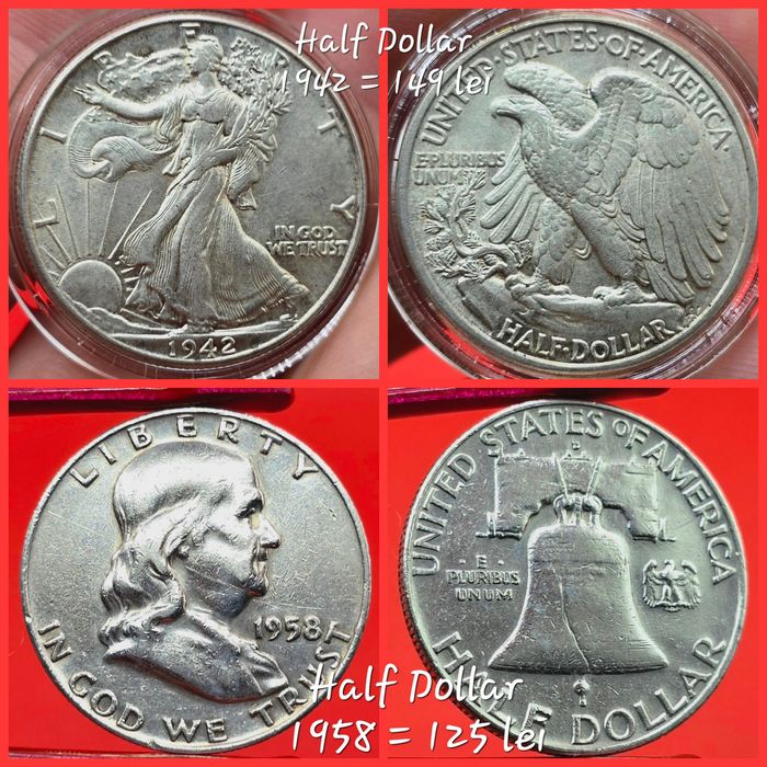 SUA Vechi Morgan Peace Dollar monede argint 90%