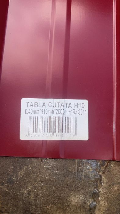 Vand tabla cutata