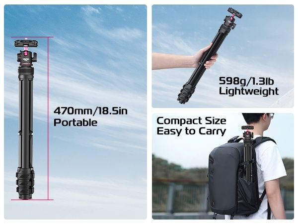 ULANZI TT51 Компактен Трипод за Мобилни Устройства и Камери