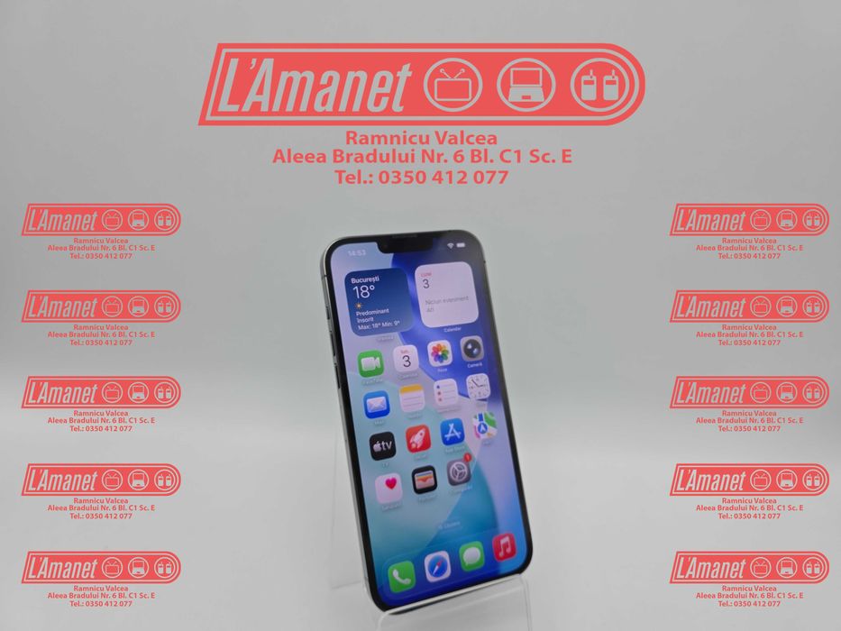 iPhone 13 Pro Max Black 128GB Neverlocked Stare Buna